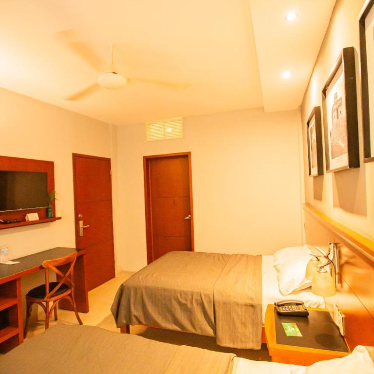 Hotel Nacional Merida - Chambre Double Standard avec 2 Lits Doubles - 5