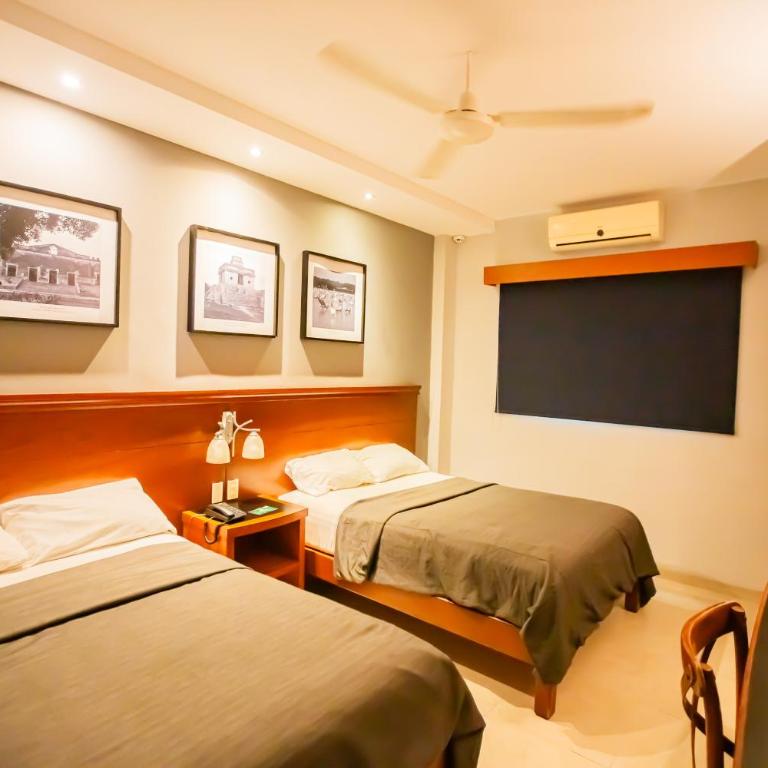 Hotel Nacional Merida - Chambre Double Standard avec 2 Lits Doubles - 7