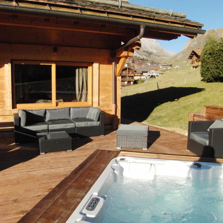 Chalet spacieux pour 11 pers., proche pistes de ski, jardin, BBQ, équipements enfants - Le Grand-Bornand - FR-1-467-58 - Chalet (11 Erwachsene) - 5