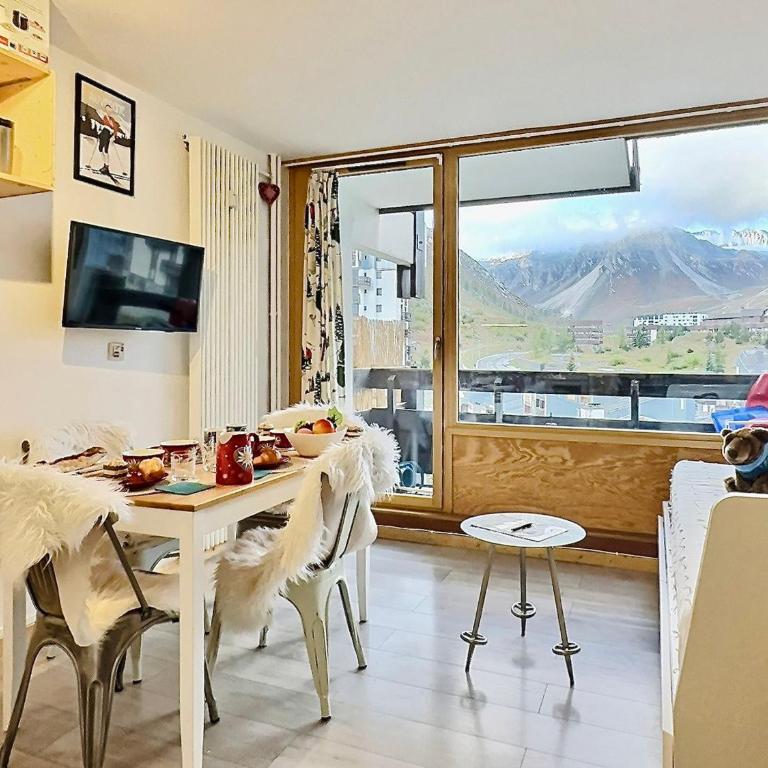 Studio cabine avec balcon Sud à 5 min des pistes, wifi inclus - FR-1-411-905 - Monolocale - 1