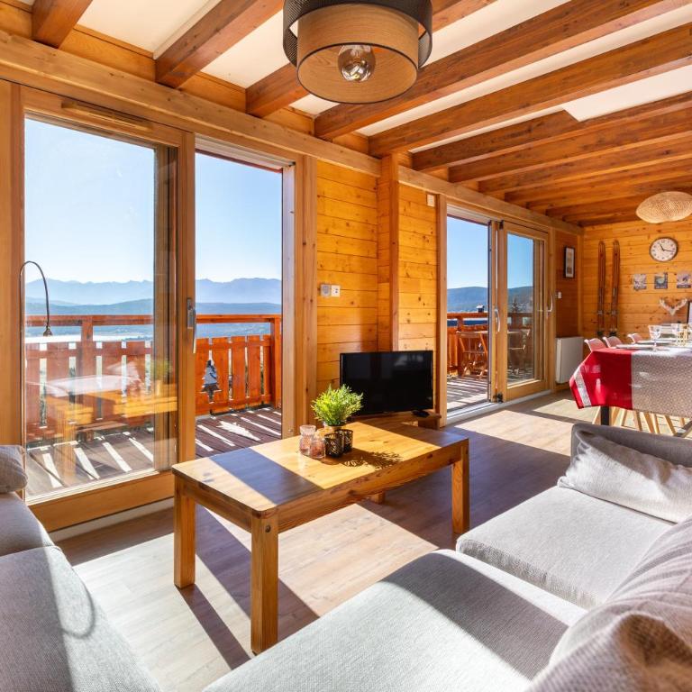 Chalet Les Tilleuls - Jolie vue montagne et lac - Maison 4 Chambres - 14