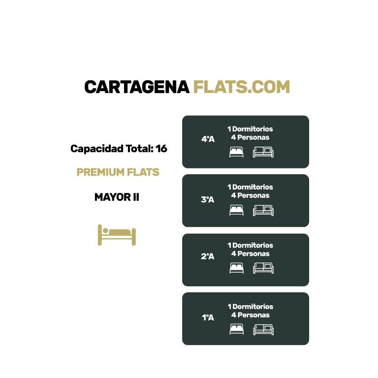 CARTAGENAFLATS, Apartamentos Calle Mayor II, PREMIUM FLATS CITY CENTER - Apartamento de 1 dormitorio - 3