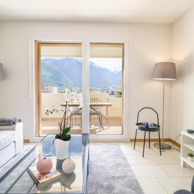 Modern apartment close to Martigny train station - Apartment mit 1 Schlafzimmer - 2