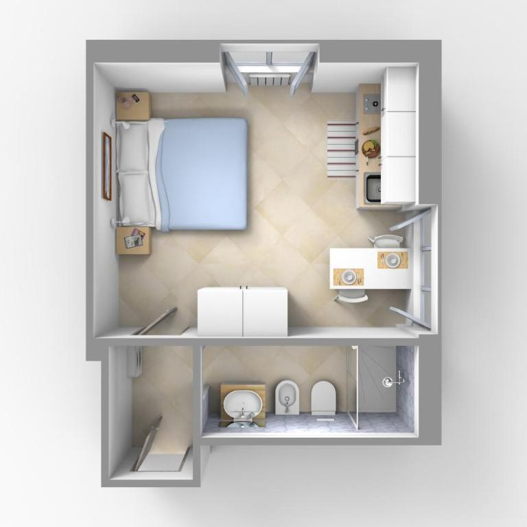 Residence Glicini - Monolocale - 1