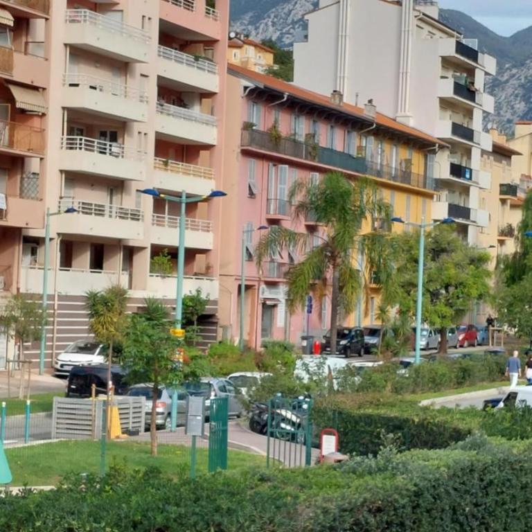 Studio lumineux avec stationnement proche Monaco, Nice, plage et gare - One-Bedroom Apartment - 19
