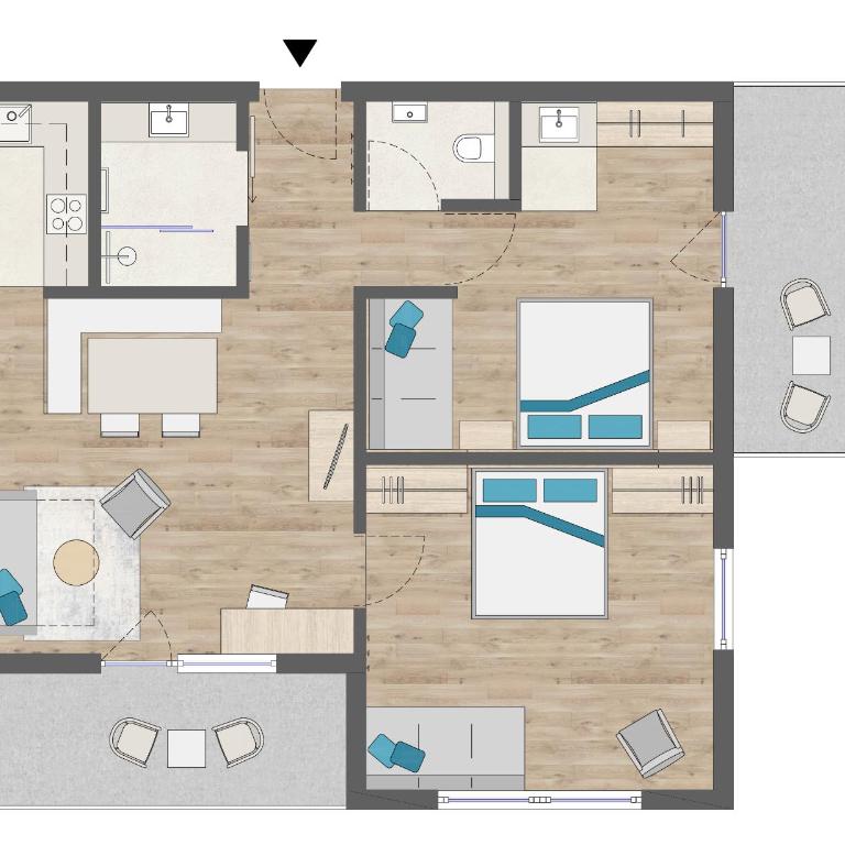 Apartment Pale - Apartment mit 2 Schlafzimmern (3-7 Erwachsene) - 3