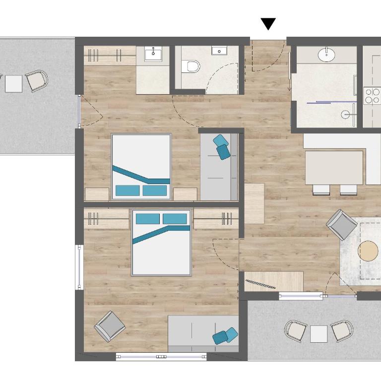 Apartment Pale - Apartment mit 2 Schlafzimmern (3-7 Erwachsene) - 8