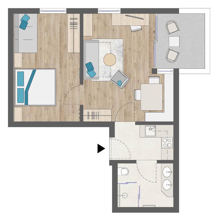 Apartment Pale - Apartment mit 1 Schlafzimmer - 1