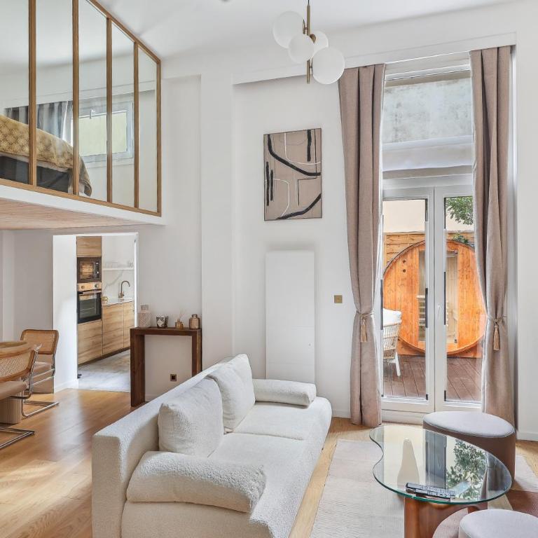 Suite luxueuse avec jardin privé Sauna et Jacuzzi - Appartement 1 Chambre - 1
