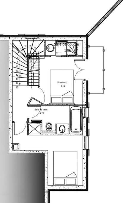 Chalet Bio Corti 6p. 3 ch proche pistes/commerces - Appartement 3 Chambres - 32