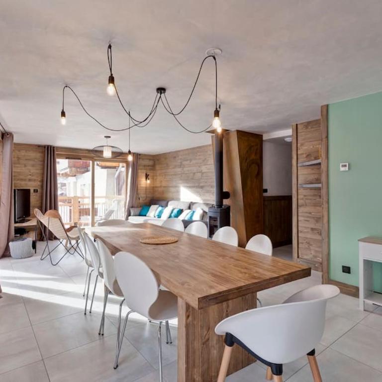Lodge 10 personnes proche pistes et commerces belle vue - Appartement - 20