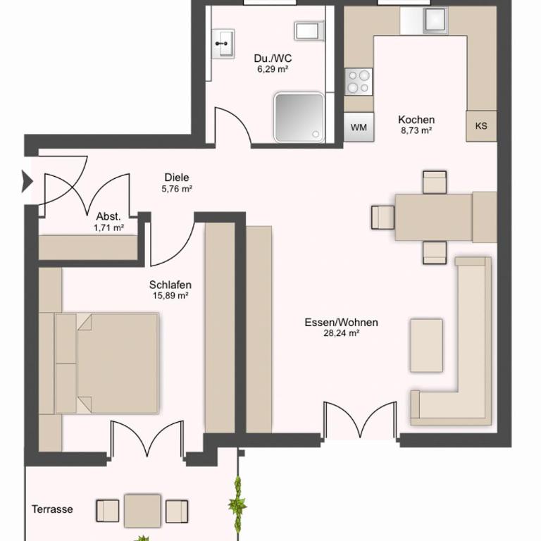 Villa Rosenhof (2 Personen +) - Apartamento de 1 dormitorio - 4
