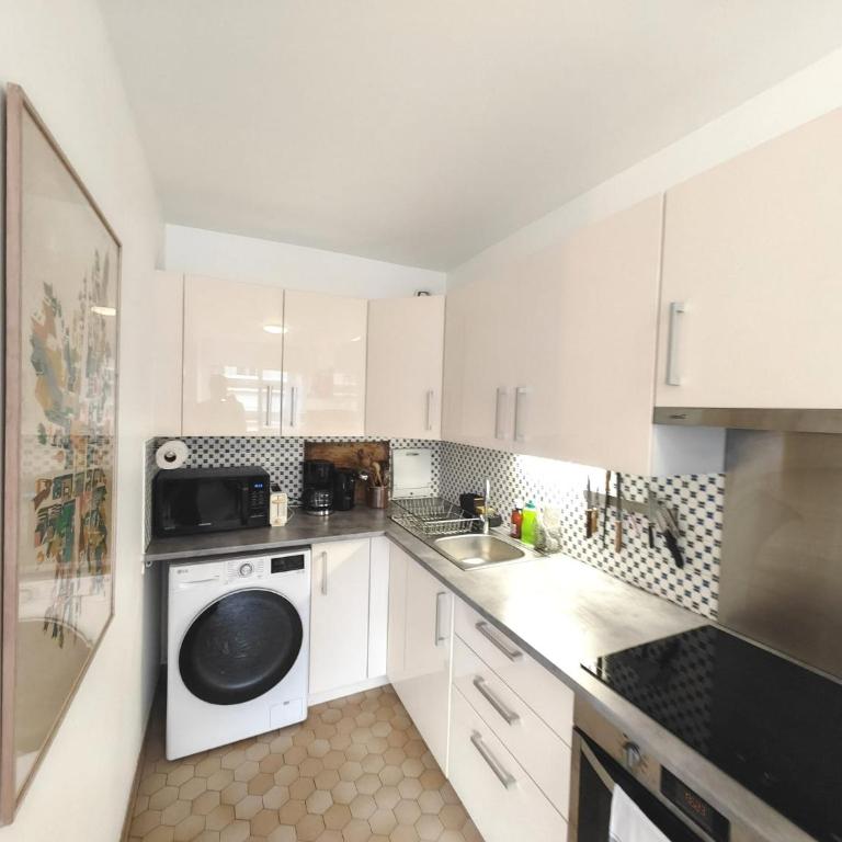 Appartement avec balcon et parking à Paris Alésia - One-Bedroom Apartment - 4
