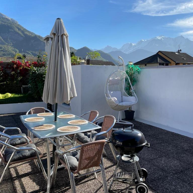 Le petit paradis au pied du Monte Blanco,jacuzzi privé, Rooftop,air de jeux - Appartement 2 Chambres - 20