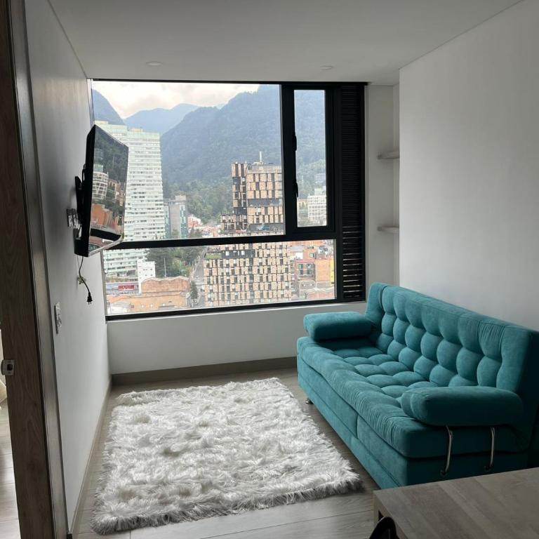 Acogedor apartamento Centro Bogotá Edificio Torre Barcelona Vista Monserrate Al lado the Spot - Apartamento - 35