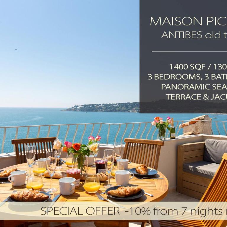 MAISON PICASSO - Jacuzzi, vue, terrasse for 6 - Villa 3 Chambres - 1