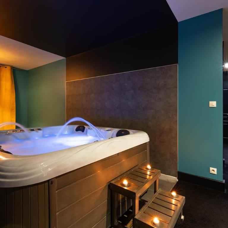 La Somptueuse 100m2 Spa/Sauna privé - Appartement 1 Chambre - 7