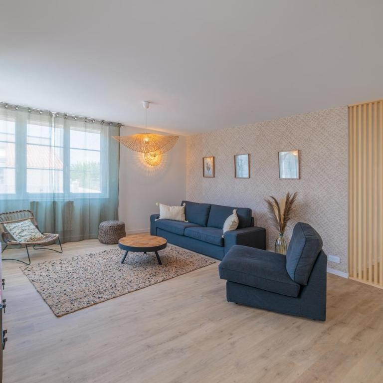 Grand appartement Patio Parking privé Centre Royan 5 pers - Appartamento con 2 Camere da Letto - 1
