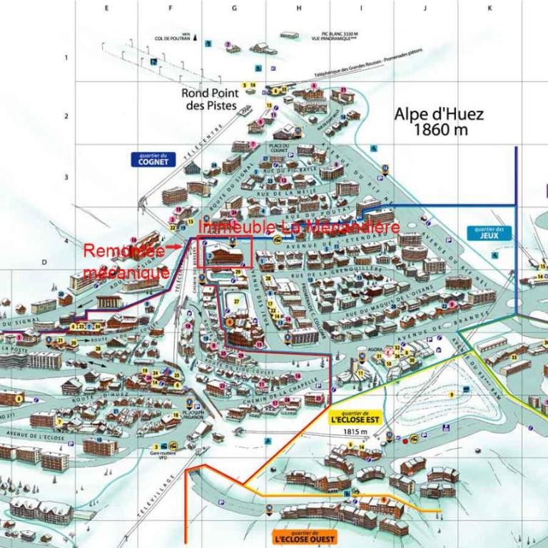 Studio des Jeux - Alpe d'Huez Hyper Centre - 4-5 personnes - Wifi - Studio - Vue sur Montagne - 12