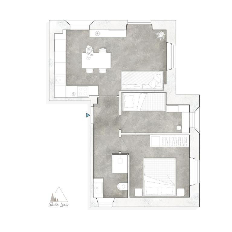 BAITA LARIX Sauna&Relax - Appartamento - Piano Terra - 1