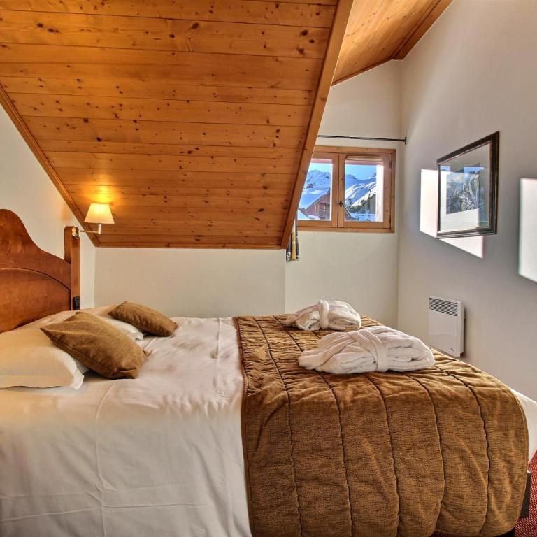 ARC 1950 - Appartement 10 personnes Duplex Cheminée - ski aux pieds - Sauna, Hammam, Jacuzzi - Appartamento con 4 Camere da Letto e Balcone - 8