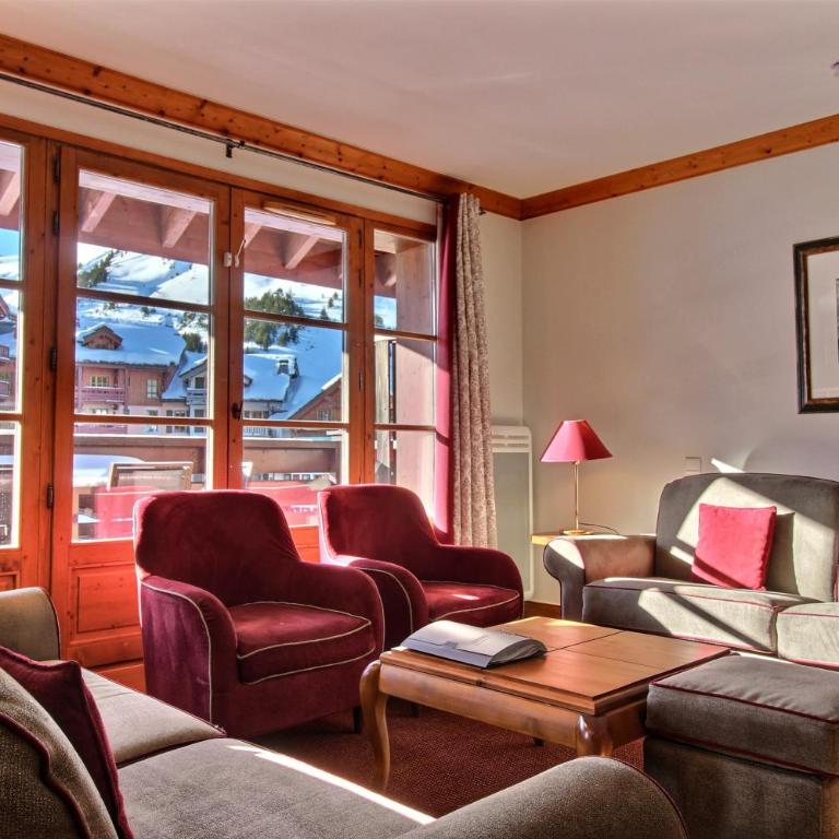 ARC 1950 - Appartement 10 personnes Duplex Cheminée - ski aux pieds - Sauna, Hammam, Jacuzzi - Appartamento con 4 Camere da Letto e Balcone - 10