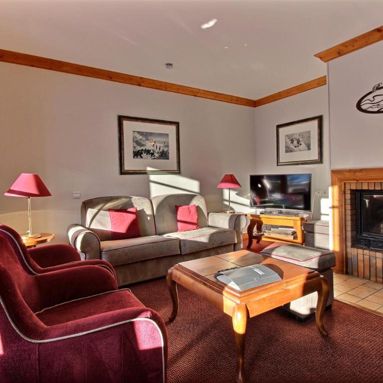 ARC 1950 - Appartement 10 personnes Duplex Cheminée - ski aux pieds - Sauna, Hammam, Jacuzzi - Appartamento con 4 Camere da Letto e Balcone - 18