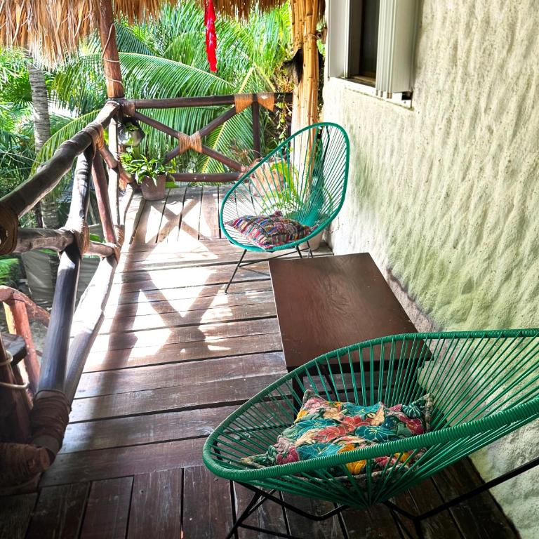 Sirenas Caribbean Rooms Holbox - Habitación Doble con terraza - 13