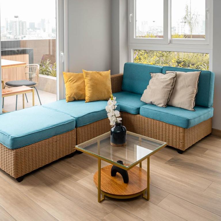 Beautiful Space in Miraflores 3BR 2Bths Exclusive King Bed Suite and Parking - Apartamento de 3 dormitorios con balcón - 65