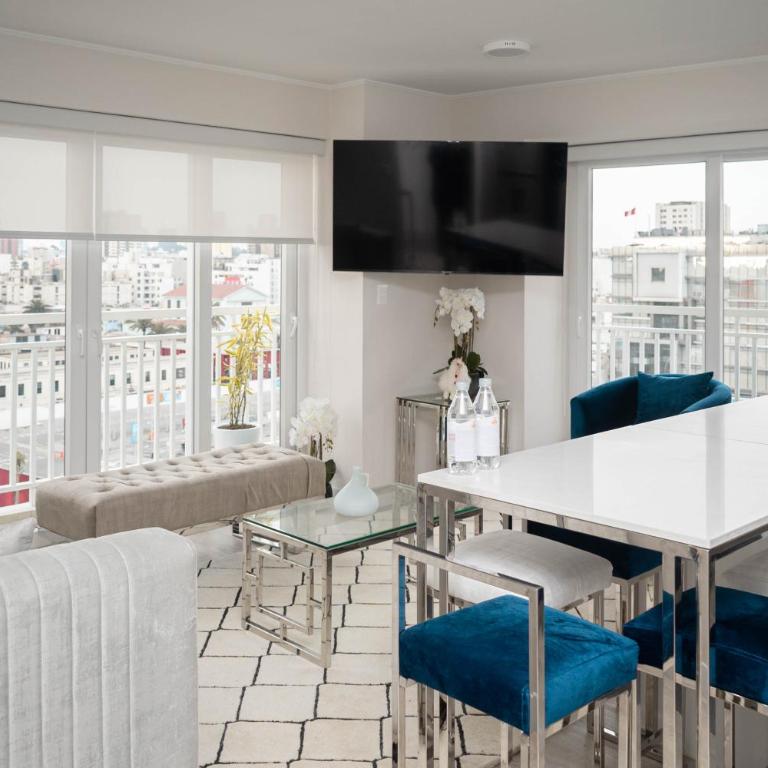 Beautiful Space in Miraflores 3BR 2Bths Exclusive King Bed Suite and Parking - Apartamento de 3 dormitorios con balcón - 12