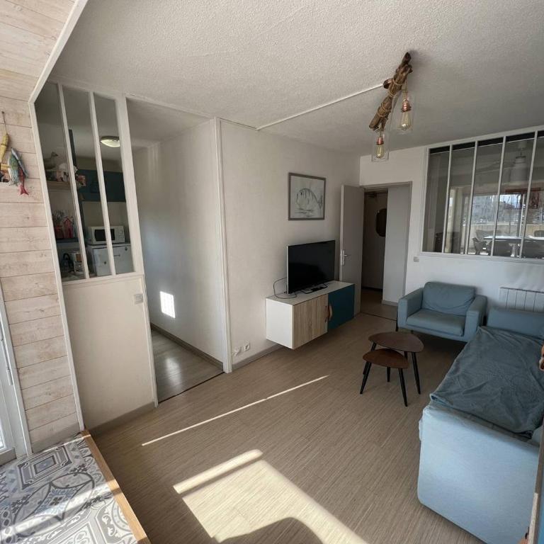 Appartement rénové 1 chambre + cabine, parking privé, à 400m de la plage - FR-1-81-601 - Appartement - 2