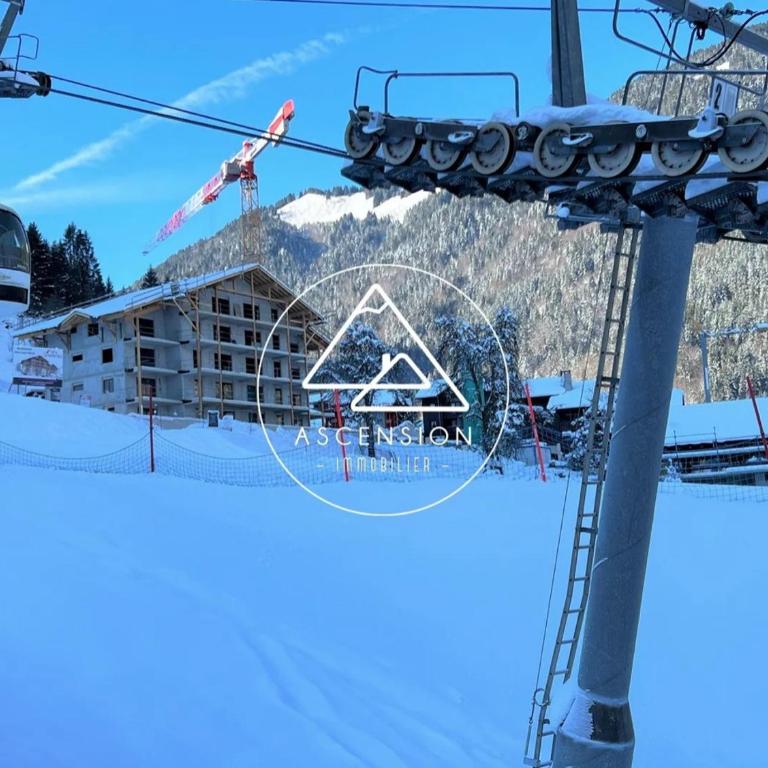 Dans résidence neuve LE SNOW ROC sur les pistes, grand studio cosy 5 pers avec terrasse panoramique, SAUNA, WIFI - Appartement 1 Chambre - 31