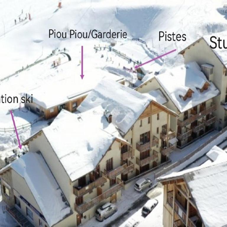 Superbe appartement en résidence avec piscine LES ORRES 1800 - Apartment mit 1 Schlafzimmer - 12