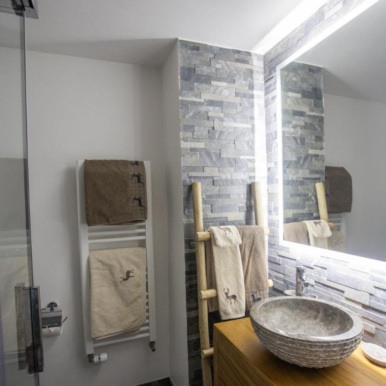 Hôtel Dents de Veisivi - Deluxe Suite mit Whirlpool-Badewanne - 5