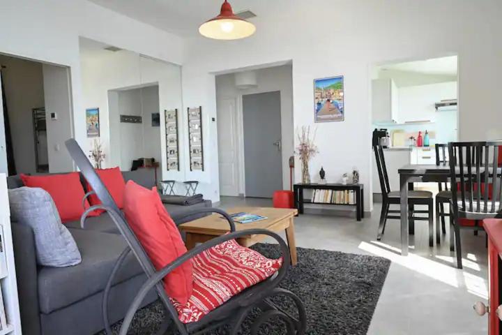 Les Lucioles - Vue mer, AC, Wi-Fi, 4 pers - Appartement 2 Chambres - 12