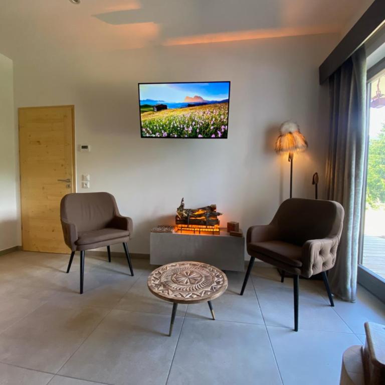 Les Trois Chaufatons - Chalets Boutiques - Apartment mit Terrasse - 1