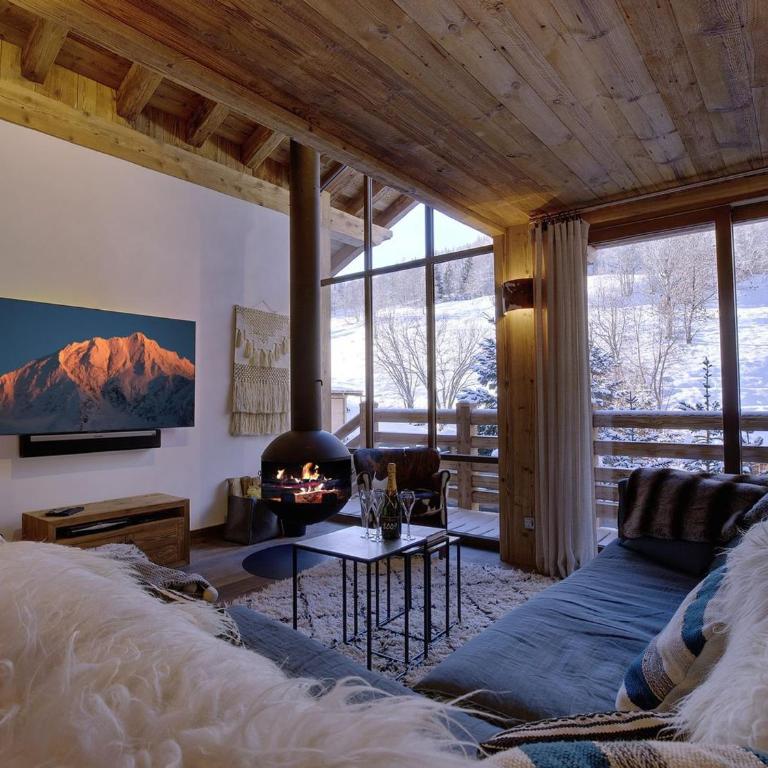 Chalet élégant 4* à Méribel, proche télécabine Olympe, 4 chambres, dortoir, hammam et cheminée - FR-1-566-32 - Chalet (12 Adulti) - 1