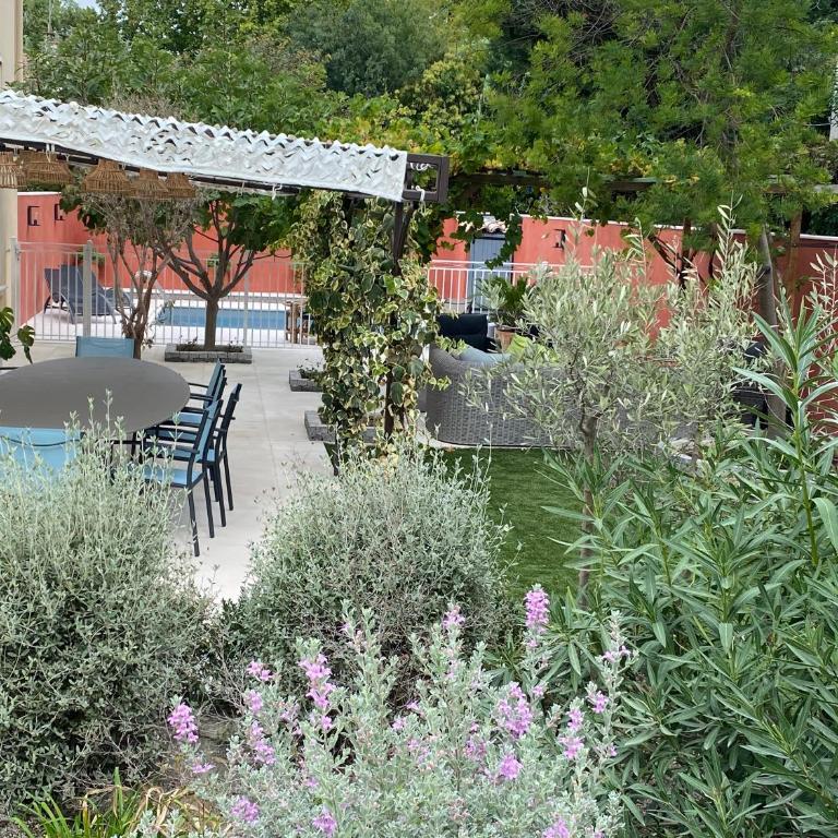 La Cigalière de l Isle - Apartment mit Poolblick - 9