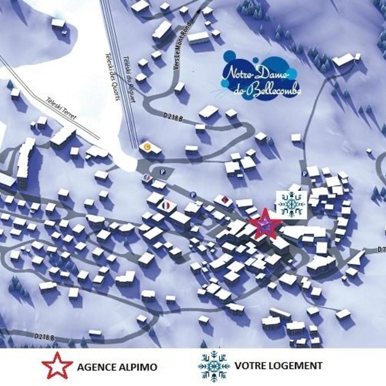Duplex 2 pièces à Notre-Dame-de-Bellecombe, au calme proche des pistes - pour 6 personnes - Appartement 1 Chambre - 12