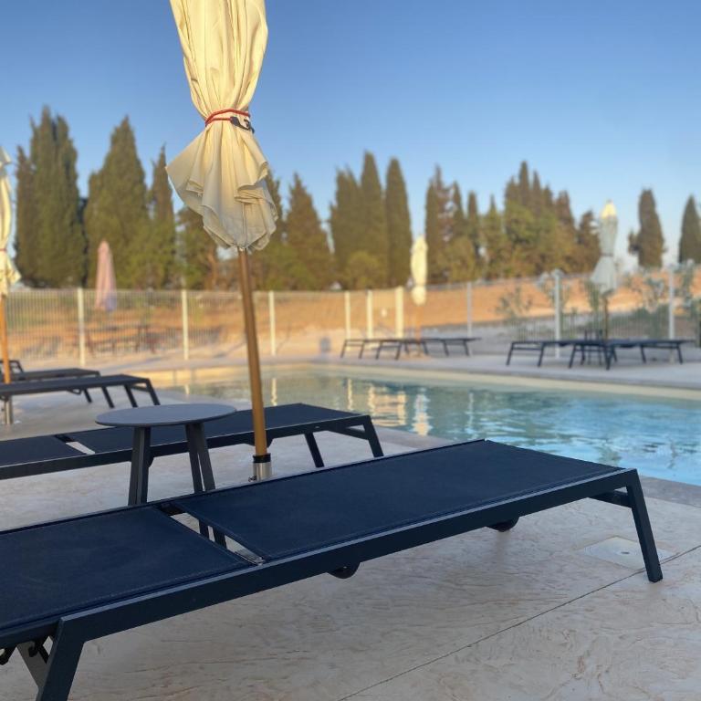 Gîte 2p avec piscine sur un domaine de 3Ha - Maison 1 Chambre - 9