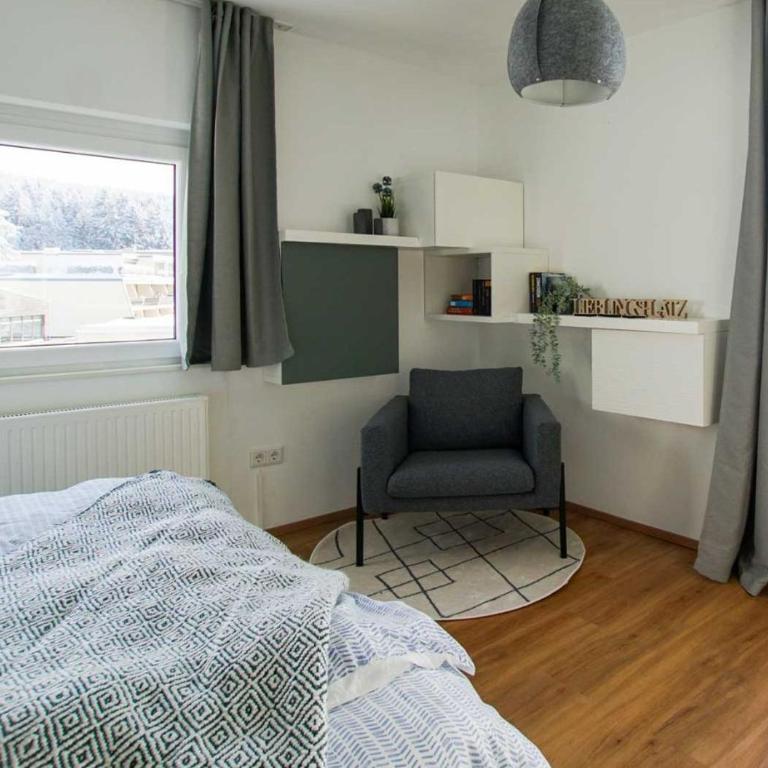 Charmante Ferienwohnung mit Sauna und Schwimmbad im zauberhaften Bayerischen Wald - Apartamento con balcón - 8