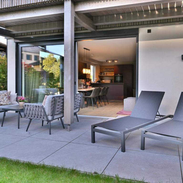 Boutique ChaletS Alpi mit Sauna & Kino - Haus mit 5 Schlafzimmern, Sauna und Kinoraum (rot) - 9