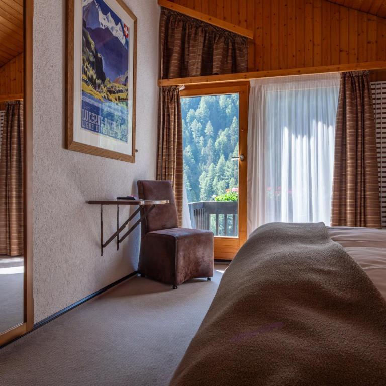 Hôtel Cristal - Swiss Riders Lodge Grimentz - Standard Doppelzimmer - 3