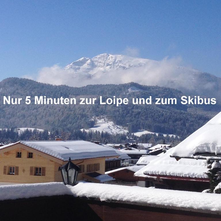 Haus Christl Reit im Winkl, Kostenloser Parkplatz, Spülmaschine, 5 Minuten zum Ortszentrum, ruhige Lage, Wlan - Apartment mit 1 Schlafzimmer und Balkon - 5