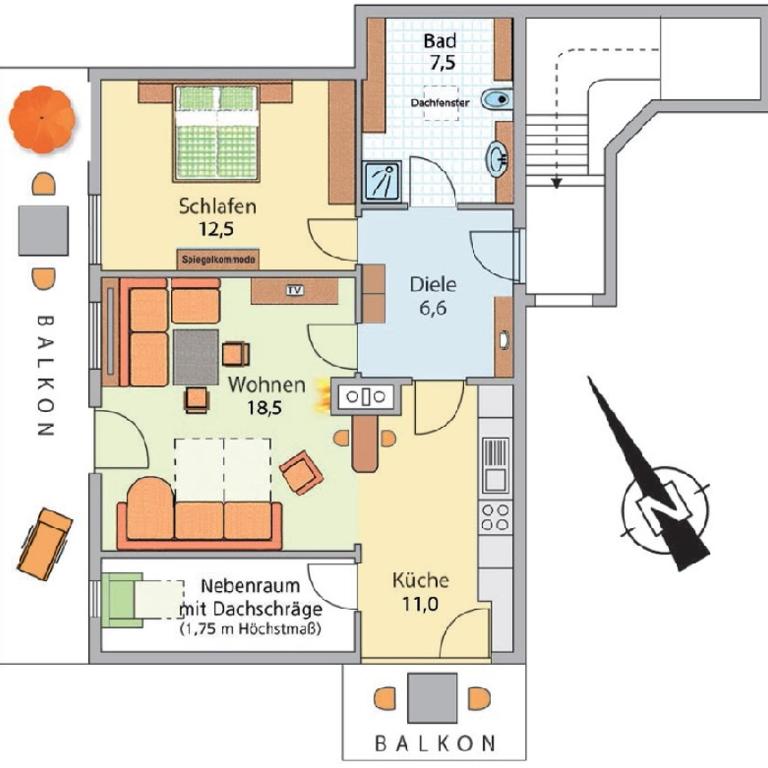 Ferienwohnungen Fam Michael Neumaier - Apartment mit Balkon - 10