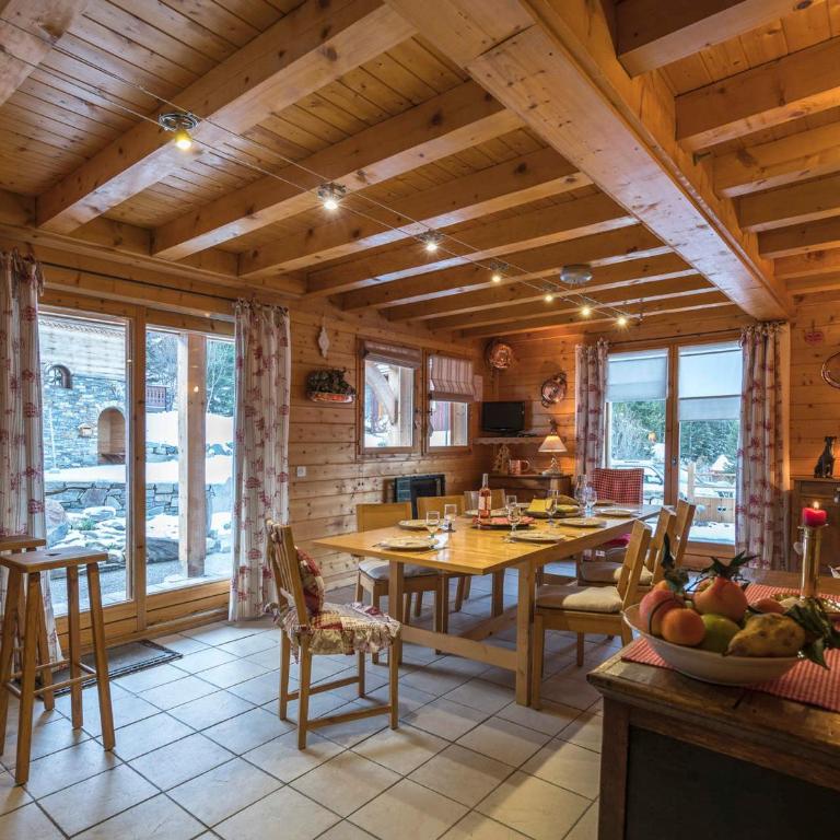 Chalet chaleureux à La Tania - 10 pers, parking, skis aux pieds - FR-1-575-31 - Chalet (10 adultos) - 10