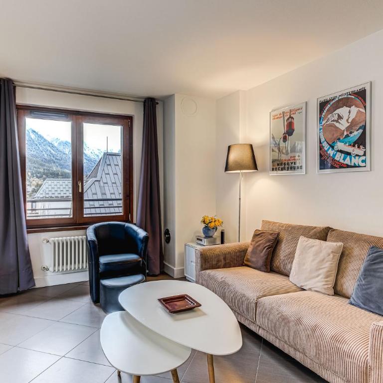 Apartment Alpes IV, Alpes Agency, Central Chamonix, sleeps 4 - Apartment mit 2 Schlafzimmern - 3