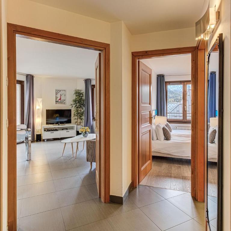 Apartment Alpes IV, Alpes Agency, Central Chamonix, sleeps 4 - Apartment mit 2 Schlafzimmern - 20