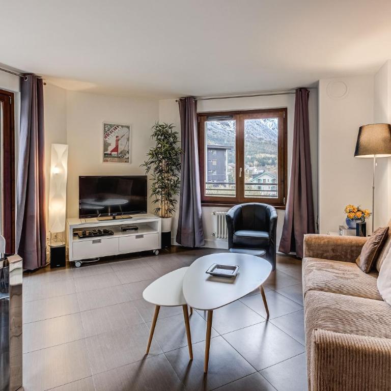 Apartment Alpes IV, Alpes Agency, Central Chamonix, sleeps 4 - Apartment mit 2 Schlafzimmern - 1