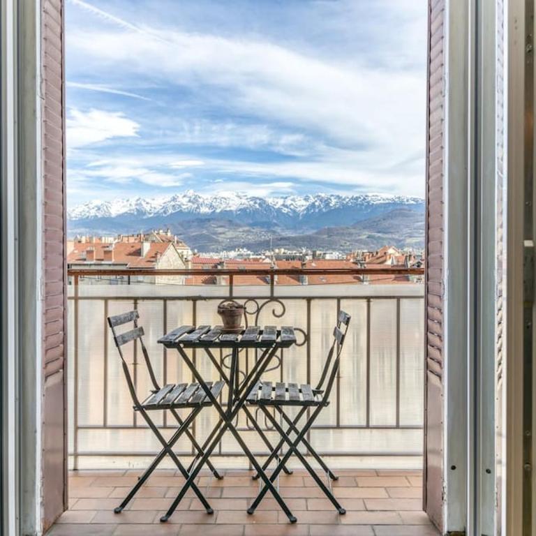 Esprit vintage: lit double, balcon, wifi, équipé+ - Appartement 1 Chambre - 16